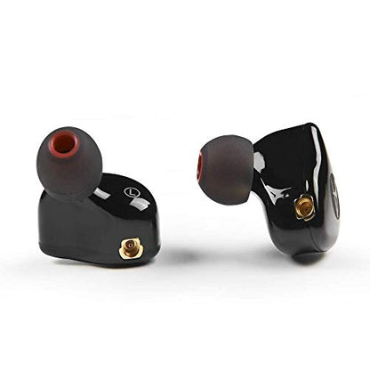 DEMAKE in Ear Monitor with Detachable 3.5mm Cable, with Mic - color: Carbon Fiber, size: With Mic