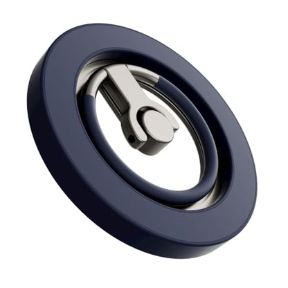 MagSafe Phone Grip Stand, 360° Rotatable, Dual-Sided Magnet - color: Dark Bule