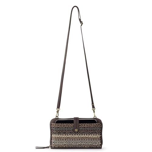 The Sak Iris Smartphone Crossbody Purse - Small Women's Cellphone Bag & Wallet For Everyday- Convertible Wristlet With Zipper | Fits Most Smartphones, Card Slots & Zip Pocket, Detachable Wristlet & Crossbody Straps, Hands-Free for Travel & Errands - color