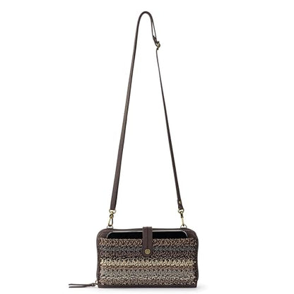 The Sak Iris Smartphone Crossbody Purse - Small Women's Cellphone Bag & Wallet For Everyday- Convertible Wristlet With Zipper | Fits Most Smartphones, Card Slots & Zip Pocket, Detachable Wristlet & Crossbody Straps, Hands-Free for Travel & Errands - color
