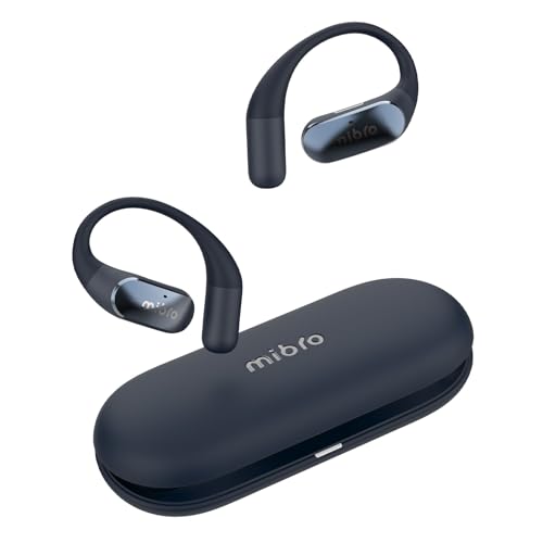 mibro OpenEar Pro Open Ear Earbuds with Mic, Lightweight Bluetooth, Black - color: Black