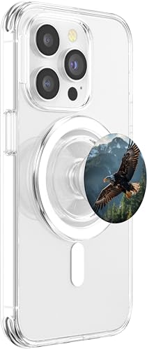 Bald Eagle Lover PopSockets PopGrip for MagSafe - style: Magnetic PopGrip