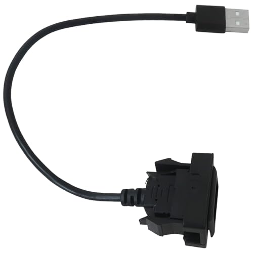 New Male to Female USB Power Socket Adapter, USB Port Car Charger Compatible with Toyota Corolla EX 2011–2019
