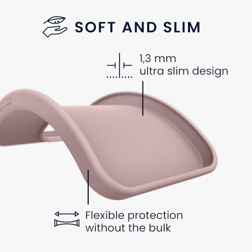 kwmobile Case Compatible with Samsung Galaxy A55 5G Case - Soft Slim Protective TPU Silicone Cover - Nude Lilac - color: Nude lilac, size: Galaxy A55 5G