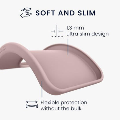 kwmobile Case Compatible with Samsung Galaxy A55 5G Case - Soft Slim Protective TPU Silicone Cover - Nude Lilac - color: Nude lilac, size: Galaxy A55 5G