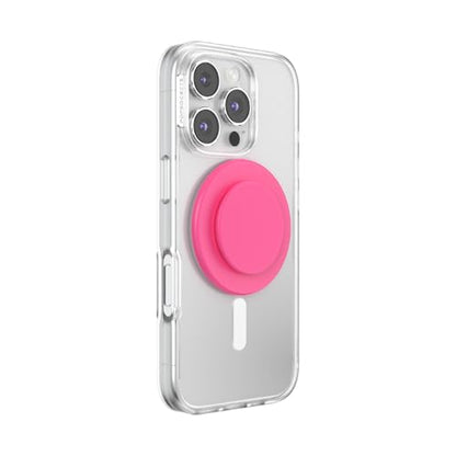 PopSockets Phone Grip for MagSafe, Magnetic Holder- Neon Pink - color: Neon Pink, style: MagSafe