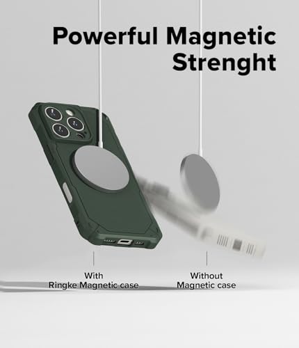 Ringke for iPhone 16 Pro Max Case [Rugged Gear Magnetic Dark Green] - color: Magnetic Dark Green, size: iPhone 16 Pro Max