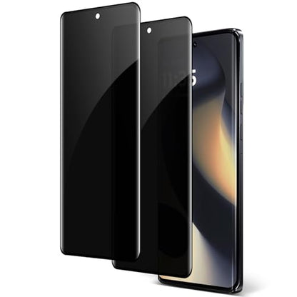 [2 Pack] Moto Edge 2024 Privacy Screen Protector, 9H Tempered Glass, Bubble Free, HD Clear, Anti-Scratch, Anti-Spy Film for Motorola Edge 2024 5G Glass Screen Protector - size: 6.6 Inches Moto Edge 2024