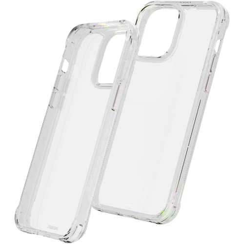 REBEL Case for iPhone 14 Pro Max [Crystal Series Gen-4] Non-Yellowing, Transparent, Anti-Scratch, Protective Shockproof Bumpers, Metal Buttons, 6.7 Inch Phone 2023 (Crystal Clear, No MagSafe) - color: Crystal Clear, No MagSafe, size: iPhone 14 Pro Max