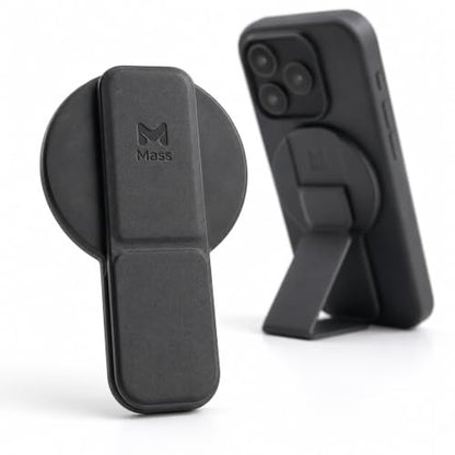 Mass Planet MagSafe Phone Grip, Slim Foldable Holder - Black - color: Black