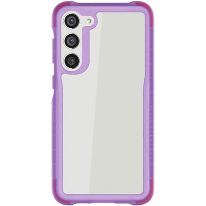 Ghostek Covert Clear Samsung Galaxy S23 Plus Phone Case with Military Grade Shockproof Protection, Non-Slip Grip, Protective Silicone Cover Designed for 2023 Galaxy S23+ (6.6") (Purple) - color: Purple [Limited], size: Galaxy S23 Plus