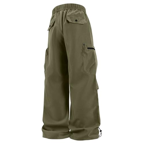 Men Cargo Pants Cotton Twill Stretch Tactical Quick Dry Multi Pockets Hiking Travel Job Site Tactical Pants for Men - color: B Army Green, size: Medium