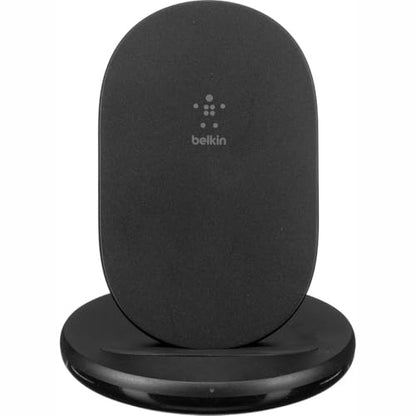 Belkin 15W Wireless Charging Stand, Qi Charger with Power Adapter