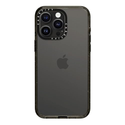 CASETiFY for iPhone 15 Pro Max Case - Impact Clear Black | Slim Fit | 8.2 ft. 4x Military Grade Drop Protection | Black - color: Clear Black, size: Iphone 15 Pro Max (6.7")