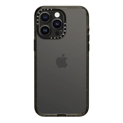 CASETiFY for iPhone 15 Pro Max Case - Impact Clear Black | Slim Fit | 8.2 ft. 4x Military Grade Drop Protection | Black - color: Clear Black, size: Iphone 15 Pro Max (6.7")