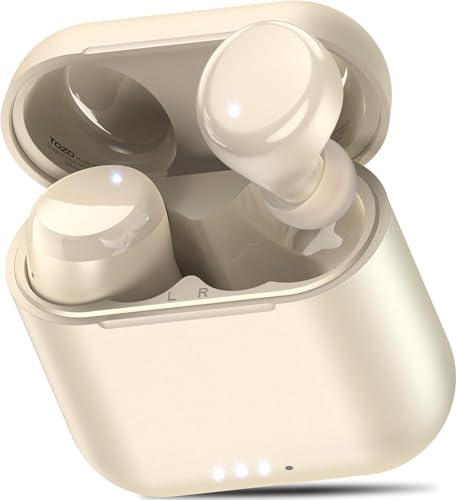 TOZO T6 Wireless Earbuds Bluetooth 5.3 Stereo Sound in Ear Headphones - color: Khaki