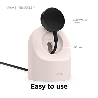 elago GW2 Charging Stand for Samsung Galaxy Watch Series - color: Sand Pink