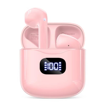 KTGEE Wireless Earbuds Bluetooth 5.3 Ear Buds Headphones, 40Hrs Playback - color: Z-Pink