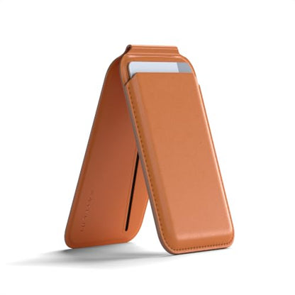 Satechi MagSafe Wallet Stand, Card Holder, NFC Pass-Through - color: Orange