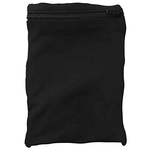 Sprigs Wrist Wallet Running Wristband Pocket for Keys Cards Cash ID Phone - color: Black / Black