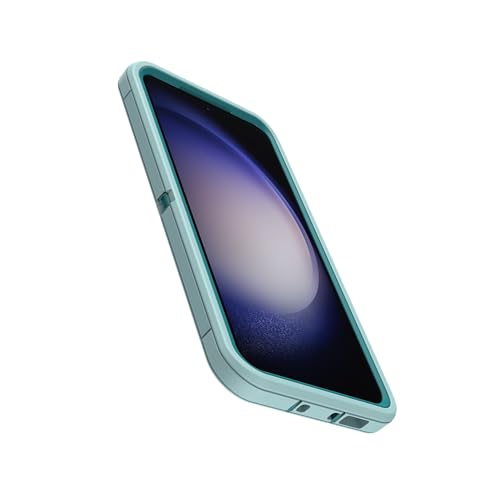 OtterBox Galaxy S23+ (Only) - Defender Series Case - Sunset Lagoon (Blue) - Rugged & Durable - with Port Protection - Includes Holster Clip Kickstand - Non-Retail Packaging - color: Sunset Lagoon (Blue)