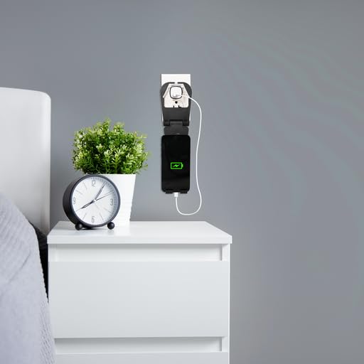 Jokari Outlet Mounted Power Shelf Cell Phone Holder. Transform Your Outlet