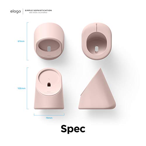 elago MS1 Charging Stand for MagSafe Charger - color: Sand Pink