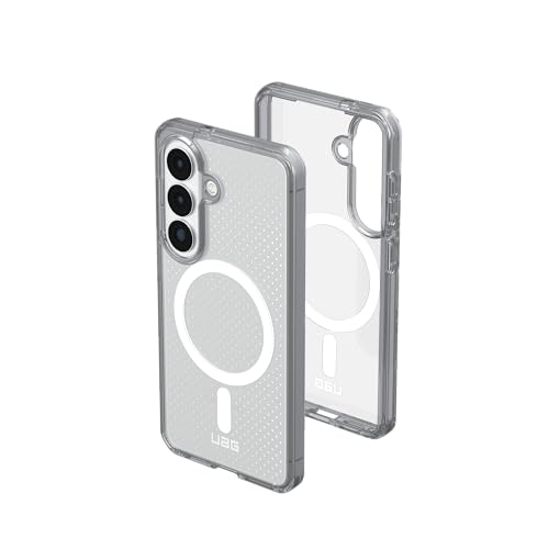 URBAN ARMOR GEAR UAG for Samsung Galaxy S26 Case 6.3" Dot - Magnetic Charging Compatible Transparent Transparent Rugged Military Drop Tested Protective Cover, True Clear Ice/Ash - color: Dot - True Clear Ice/Ash