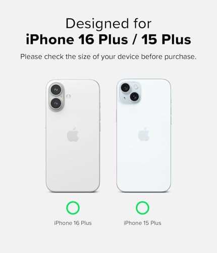 Ringke for iPhone 16 Plus / 15 Plus Screen Protector [Easy Slide Privacy] - size: iPhone 16 Plus / 15 Plus