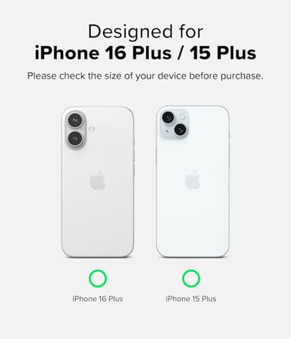 Ringke for iPhone 16 Plus / 15 Plus Screen Protector [Easy Slide Privacy] - size: iPhone 16 Plus / 15 Plus
