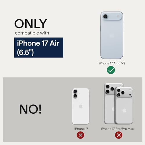 pitaka for iPhone Air Case with Caseless Touch Feeling, Glints of Gold - color: Lucid Blue