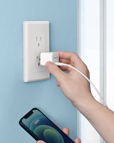 Anker USB C Charger with Foldable Plug, 20W USB C Charger Block for iPhone 17/16 / 15 and More Series, Galaxy, Pixel, iPad (3 Pack, Cable Not Included)