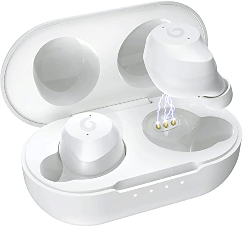 X9 Wireless Earbuds Bluetooth 5.3 Headphones Waterproof Stereo Earphones in Ear Touch Control with Microphone Headset with Deep Bass for Sport, Gaming and Running(White)
