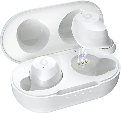 X9 Wireless Earbuds Bluetooth 5.3 Headphones Waterproof Stereo Earphones in Ear Touch Control with Microphone Headset with Deep Bass for Sport, Gaming and Running(White)