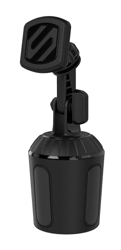 Scosche Cup Holder Phone Holder for Car, Magnetic Cell Phone Holder with Adjustable Neck & 360° Rotation, Universal Car Mount for iPhone/Android, Fits Cup Holders Up to 3.5", Not MagSafe Compatible - style: Cup Holder