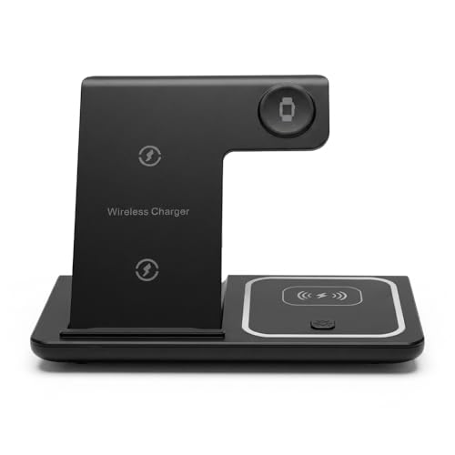 3-in-1 15W Magnetic Wireless Charger Stand for iPhone Watch AirPods