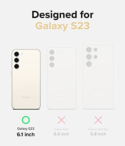 Ringke for Samsung Galaxy S23 Case [Fusion Magnetic Matte Clear] | Compatible with MagSafe, Oil & Dirt Resistant, Anti-Fingerprint Technology Prevents Oily Smudges, Feels Velvety Soft - size: Galaxy S23
