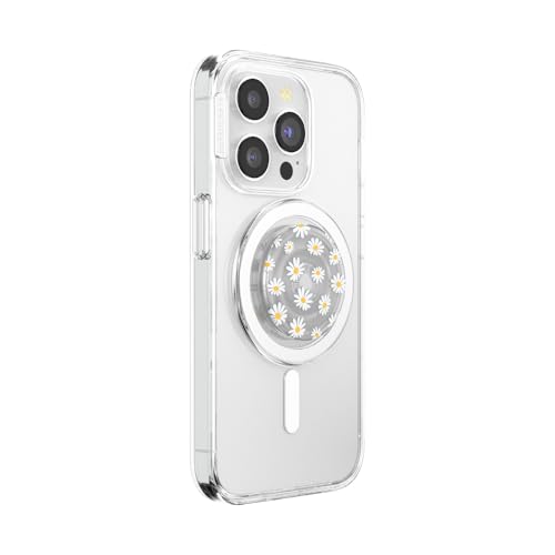 PopSockets Phone Grip for MagSafe, Magnetic Holder- He Loves Me Not - color: Translucent He Loves Me Not