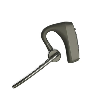 Bluetooth Headset Wireless Headphones Over Earbud Hook with Long Mic