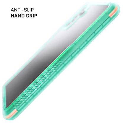 Ghostek COVERT Teal Clear Galaxy A13 5G Phone Case Shockproof Grip Bumper Protective Cover Slim Fit Thin Lightweight Design Cases Designed for 2021 Samsung Galaxy A13 5G (6.5in) (Teal-Limited Edition) - color: Teal [Limited], size: Galaxy A13 5G