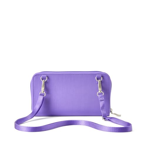 Baggallini Rfid Phone Wallet Crossbody - color: Lavender Surf