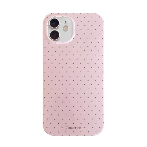 inewateri Compatible for iPhone 11 Case with Cute Fashion Polka Dot Aesthetics Design Simple Cases for Soft TPU Slim Protection Cover-Pink - color: Pink, size: iPhone 11