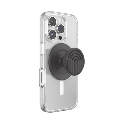 PopSockets Phone Grip for MagSafe, Magnetic Holder- Curves Slate - color: Slate, style: MagSafe