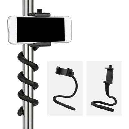 Flexible Phone Holder for Treadmill, Portable Gooseneck 16.9” Long Arm