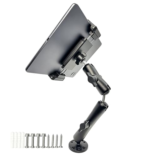 Tablet Holder for Car, Heavy Duty Drill Base iPad Dash Mount
