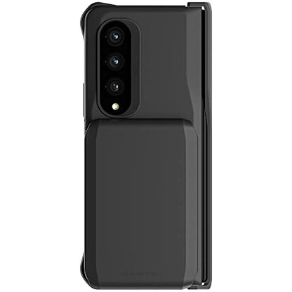 Ghostek Exec Wallet Case for Galaxy Z Fold 4 with Magnetic Credit Card Holder, Hinge Protection, Wireless Charging, 7.6" Screen (Black) - color: Black, size: Galaxy Z Fold 4