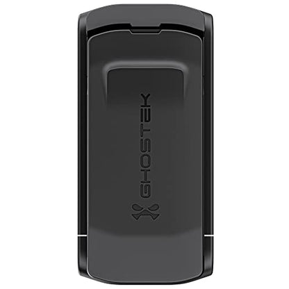 Ghostek UNIVERSAL HOLSTER with 360-Degree Swivel Belt Clip and Built-In Kickstand Designed to Fit Any Phone or Case up to 3.7-IN Wide with Rubberized Sides to Keep Your Device Secure (2nd-Gen) (Black)