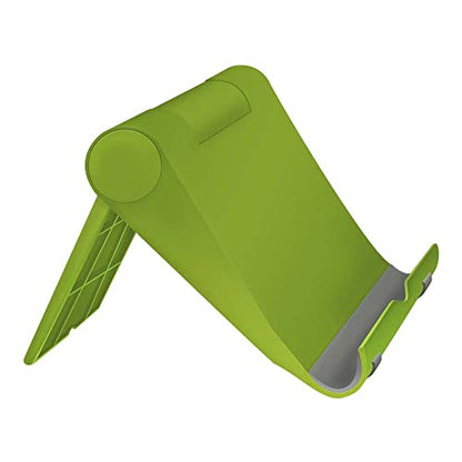 Adjustable Cell Phone Stand for Desk, Portable Phone Holder Compatible with Most iPhone, Samsung and Other Smartphones - Green - color: Green