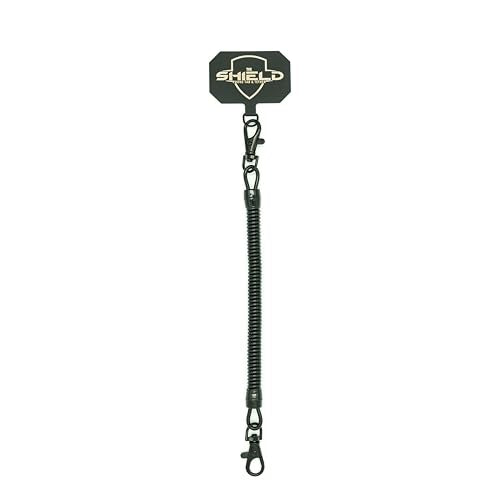 Rogue Fishing The Shield Phone Tab & Tether – Anti Theft Strap with Retractable Phone Tether – Waterproof Leash Lanyard for Kayak, Fishing, and Outdoor Gear Security
