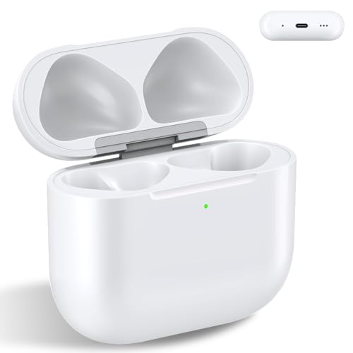 Wireless Charging Case Replacement Compatible with Airpods 4th Generation, and Bluetooth Pairing Sync Button, Air Pod 4th Charging Case to USB-C(No Earbuds)